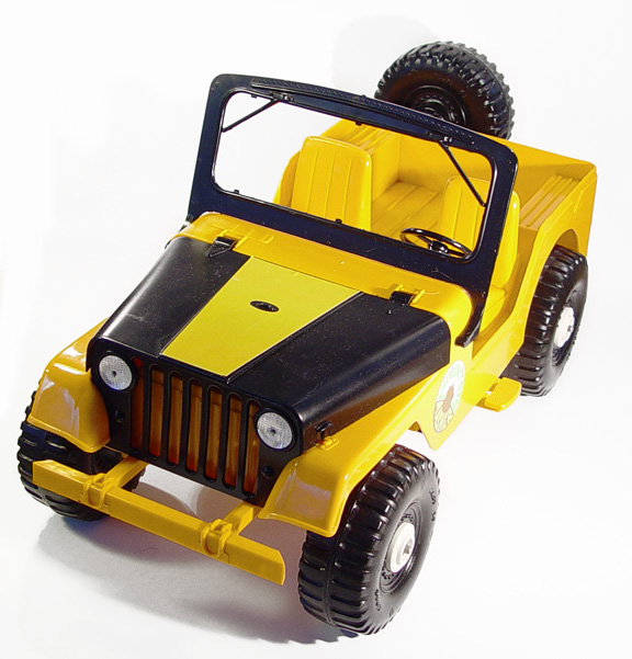 Yellow jeep