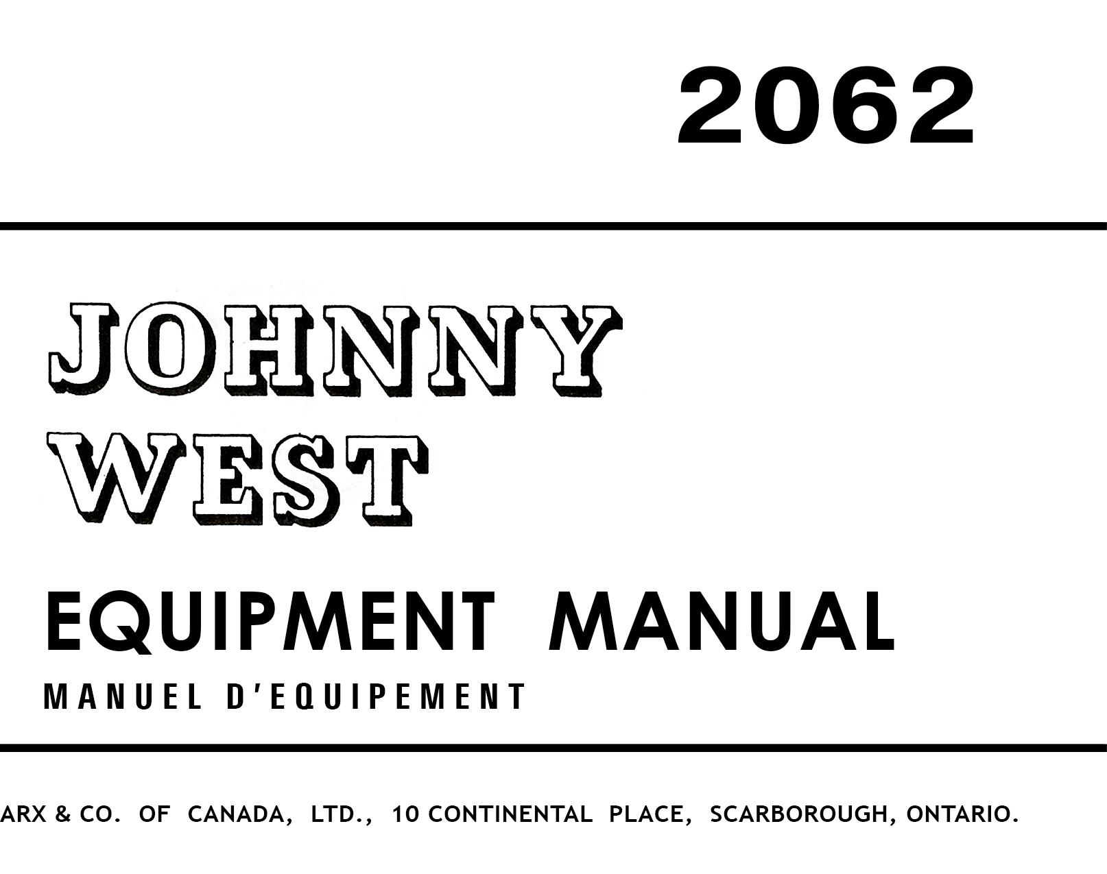 Johnny West Manual ver 4